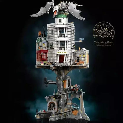 76417 MOC Gringotts Wizarding Bank – Collectors Edition Building Blocks Harry Potter 4803pcs