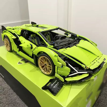 42115 MOC Lamborghini Sián FKP 37 Building Blocks Technic 3696pcs