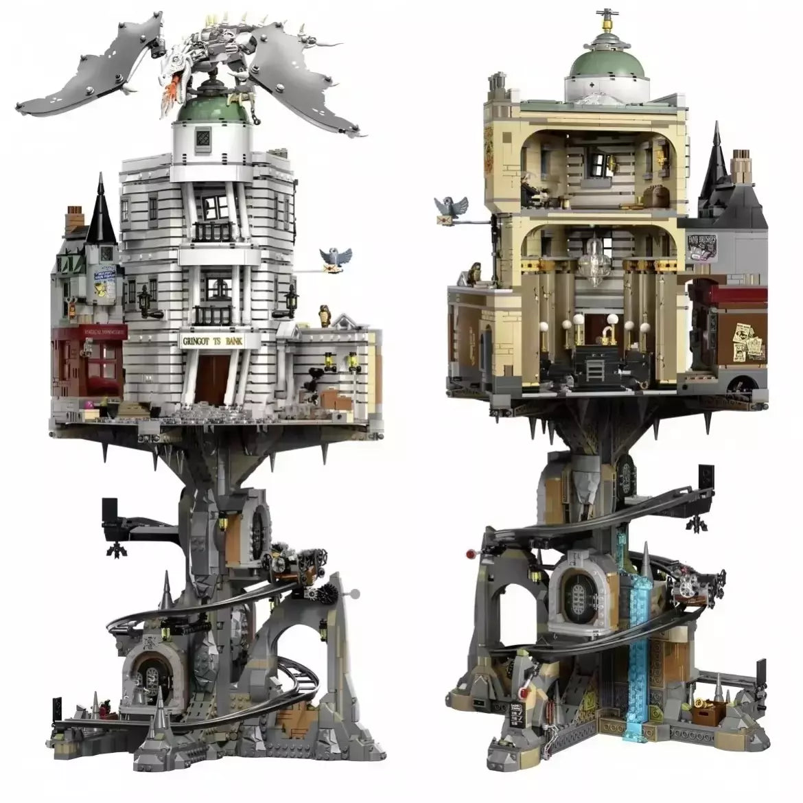 76417 MOC Gringotts Wizarding Bank – Collectors Edition Building Blocks Harry Potter 4803pcs