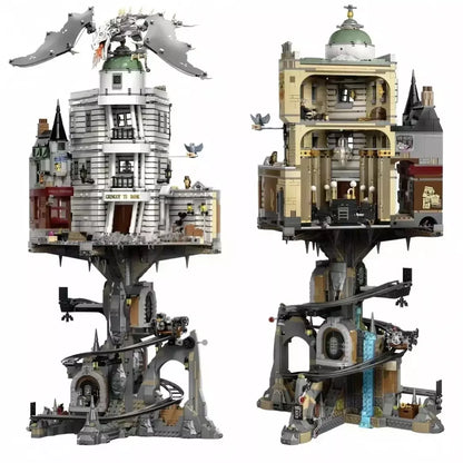76417 MOC Gringotts Wizarding Bank – Collectors Edition Building Blocks Harry Potter 4803pcs