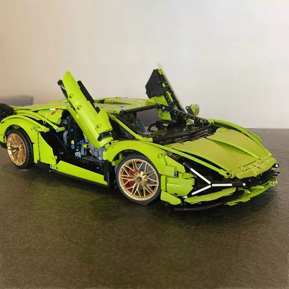 42115 MOC Lamborghini Sián FKP 37 Building Blocks Technic 3696pcs