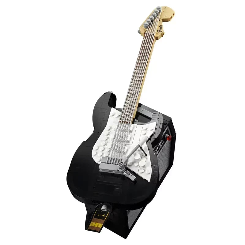 21329 MOC Fender Stratocaster Building Blocks Ideas 1074pcs