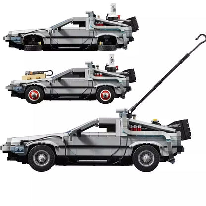 10300 MOC Back to the Future Time Machine Building Blocks Icons 1872pcs