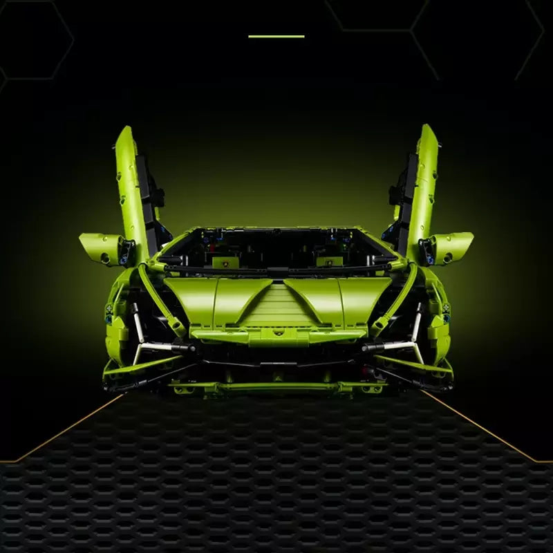 42115 MOC Lamborghini Sián FKP 37 Building Blocks Technic 3696pcs