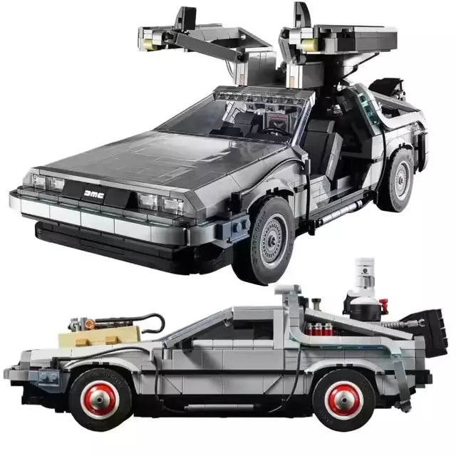 10300 MOC Back to the Future Time Machine Building Blocks Icons 1872pcs
