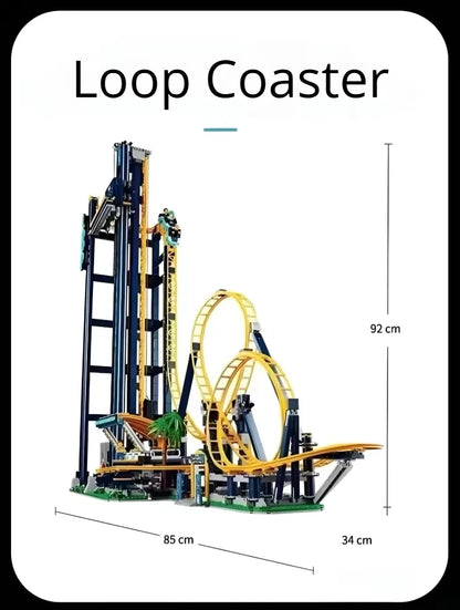10303 MOC Loop Coaster with 11 Figures Building Blocks 3756pcs