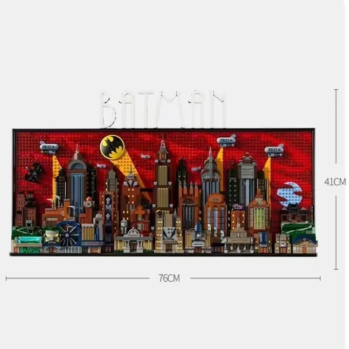 76271 MOC Batman: The Animated Series Gotham City Building Blocks Batman 4210pcs