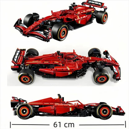 42207 MOC Ferrari SF-24 F1 Car Building Blocks 1361pcs Technic 2025
