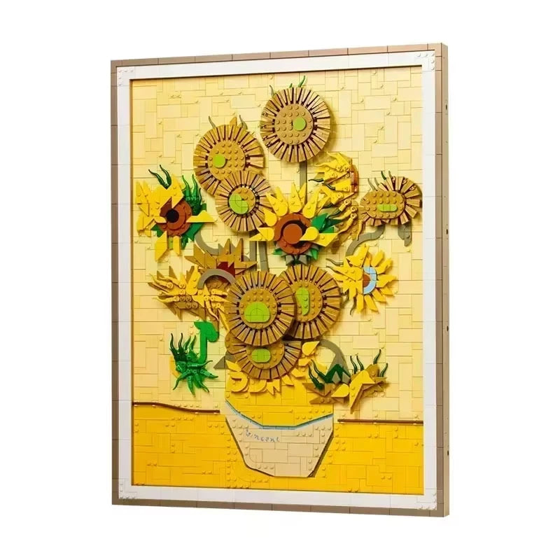 31215 MOC Vincent van Gogh – Sunflowers Building Blocks ART 2615pcs
