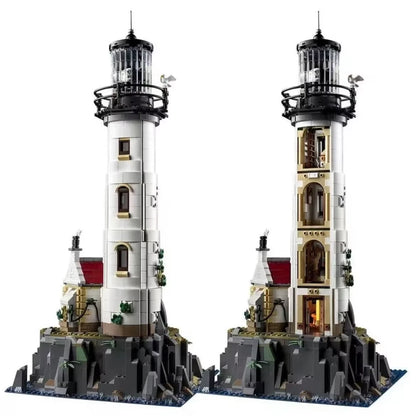 21335 MOC Motorised Lighthouse with 2 Mini Figures Building Blocks Ideas 2065pcs