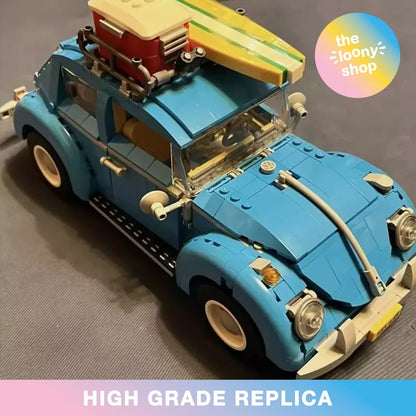 10252 MOC Volkswagen Beetle Building Blocks Creator Expert 1167pcs