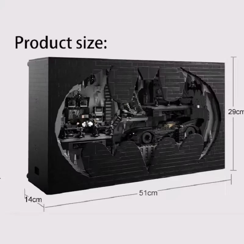 76252 MOC Batcave – Shadow Box Building Blocks with 7 Figures Batman 3981pcs