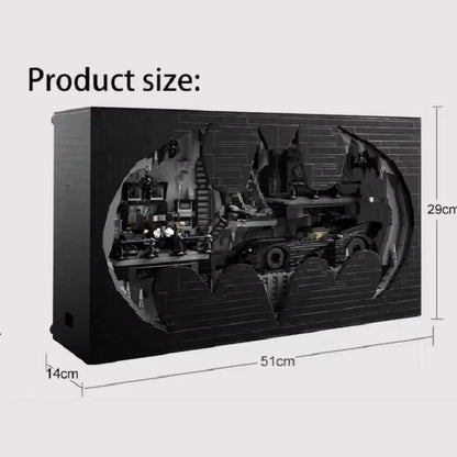 76252 MOC Batcave – Shadow Box Building Blocks with 7 Figures Batman 3981pcs