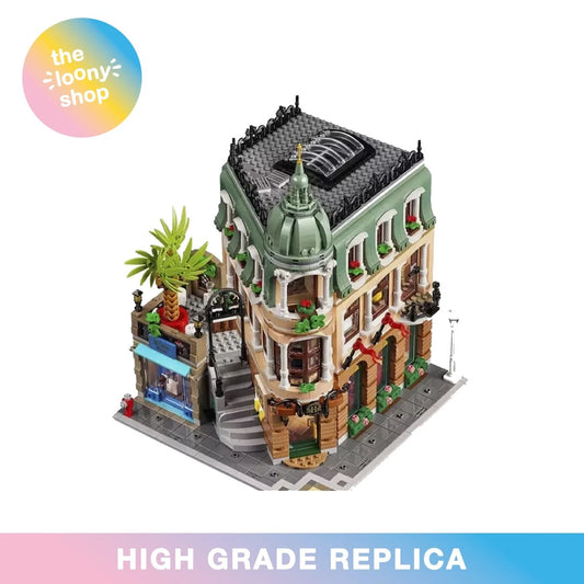 10297 MOC Hotel with 7 Mini Figures Building Blocks ICONS 3066pcs