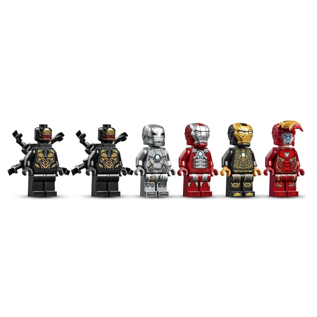 76125 MOC Iron Man Hall of Armor with 6 Mini Figures Building Blocks Marvel 524pcs