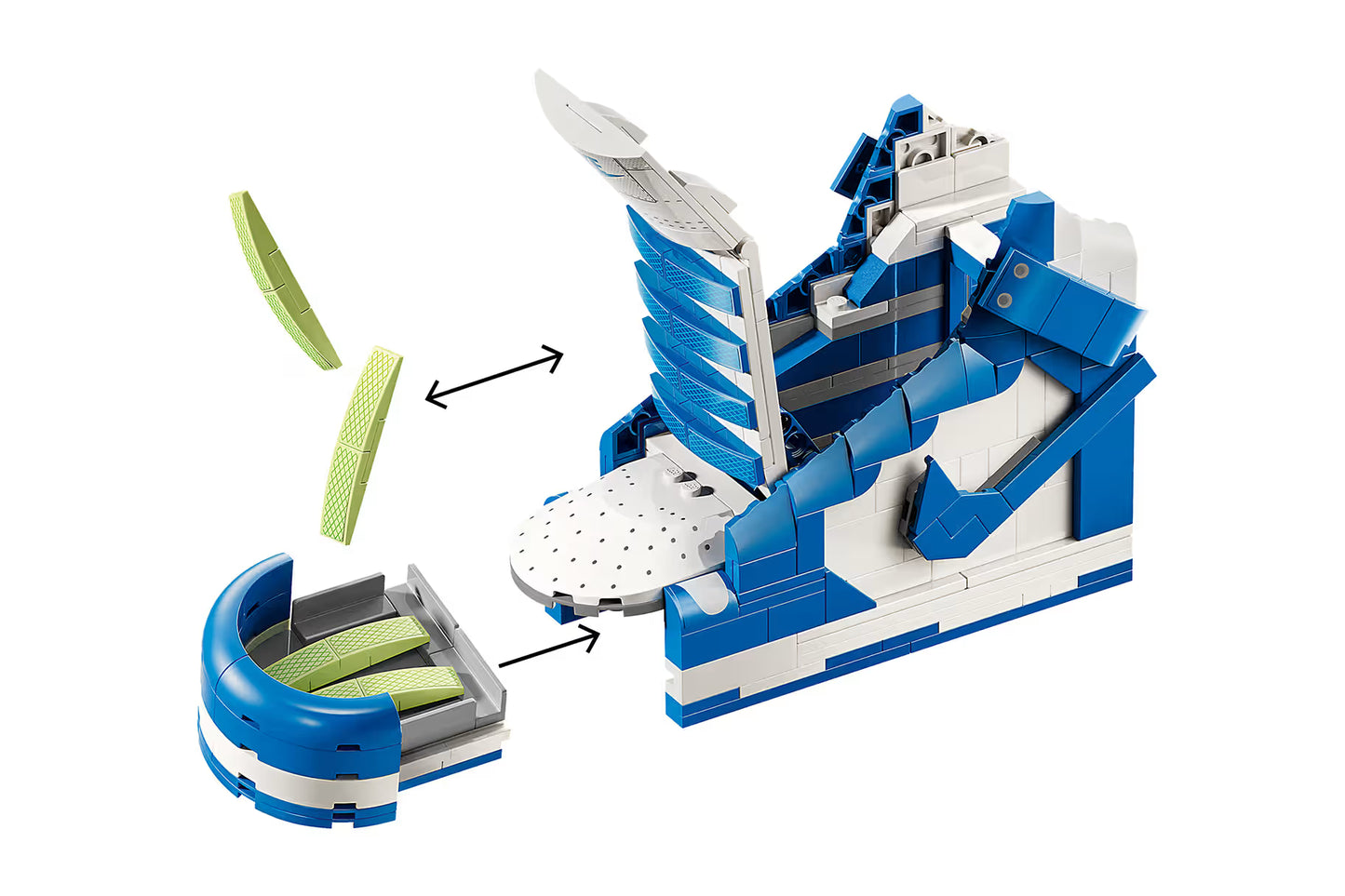 43008 MOC Nike Dunk Building Blocks Nike 1180pcs